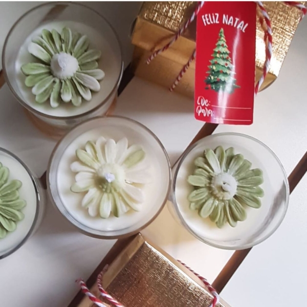 Vela Flor de Margarida – Gratidão