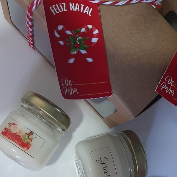 Caixa Mini Velas – Gratidão, Prosperidade e Feliz Natal - Image 3