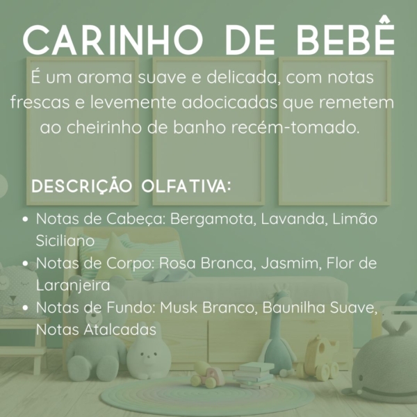 Difusor de Ambiente Varetas de Carinho de Bebê- 250ml - SE.MO - Image 3